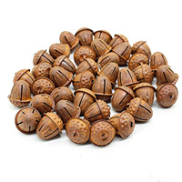 Kit de clochettes métalliques rouillées vintage rustiques en forme d'étoile, de gland et de cœur pour artisanat primitif, couronnes et décoration de maison de Noël