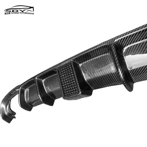 F30 <span class=keywords><strong>M</strong></span> Sport Doppelseitiger Doppel ausgang mit leichtem Heck diffusor Hecks toß stangen lippe für BMW 3er F30 - Product Image 6