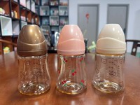 Biberon anti-flatulence pour bébé, biberon super doux de calibre large pour nouveau-né, mignon de 06 mois
