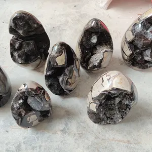 자연 석영 크리스탈 풍수 홈 장식 septarium 계란 septsarian boulder 계란
