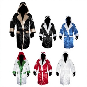 Bata de Boxeo Personalizada para Hombre y Mujer, de Poliéster con Capucha, para Entrenamiento, para Todas las Temporadas, Ajuste Cómodo, Disponible en Varios Colores - Product Image 1