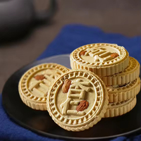 Nouveau produit 200g Rose fleur amande gâteau goût sucré Souvenir chinois Snack amande biscuits boîte emballage pour le marché importé