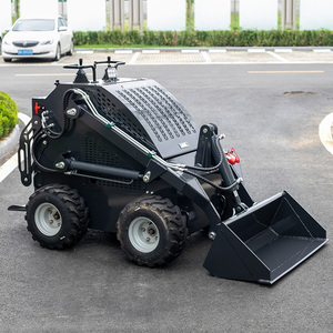 Quick Ship EURO 5 EPA CE 25Hp Diesel Engine 850kg Mini Crawler Skid Steer Loader With Dozer Blade Hammer Mixer Tiller Auger - Product Image 1
