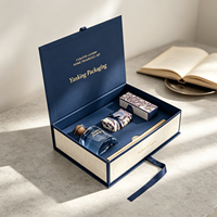 Emballage personnalisé de produits de beauté, boîte en papier magnétique pour parfum, huile d'aromathérapie, sérum, soins de la peau