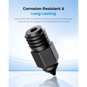 Kit de boquillas Creality Ender 5 Max, 8 piezas, acero endurecido, resistente al desgaste, impresión a alta temperatura, accesorio para impresora 3D - Product Image 3