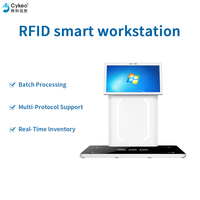 Station de travail RFID UHF automatique avec écran tactile intégré pour l'encodage et la lecture/écriture, idéale pour la gestion logistique d'entrepôt