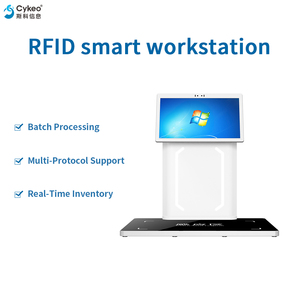 自动UHF RFID工作站集成编码和读写器触摸屏，用于仓库物流管理 - Product Image 1