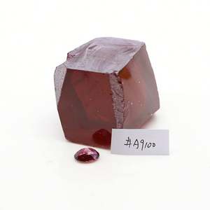 DS Gems Facetine brute synthétique Nano Sital Crystal Stone # A-9100 Tourmaline Rose Gemstone - Product Image 4