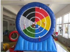 Comercial personalizado PVC inflable fútbol al aire libre juego de mesa de dardos inflable tiro al blanco fútbol deportes juegos para la venta - Product Image 2