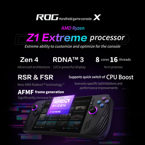<span class=keywords><strong>X</strong></span>ách Tay Mini Màu Trắng/Đen Rog Cầm Tay Trò Chơi Giao Diện Điều Khiển 7Inch 1080P 120Hz Rog Ally/Rog Ally <span class=keywords><strong>X</strong></span> Cầm Tay Máy Tính - Product Image 2