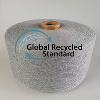 Factory Wholesale Nm34/1 Nm24/1 20/1 Color Red Heart Eco-Friendly Recycled Open End Blended Cotton Knitting Yarn