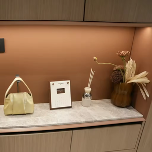 Nhà Máy Trực Tiếp Tinh Tế Tay Nghề Mở Công Cụ Hiển Thị Cuốn Sách Giày Lưu Trữ Tự Nhiên Veneer Divider Tủ Thiết Kế Cho Nhà - Product Image 4