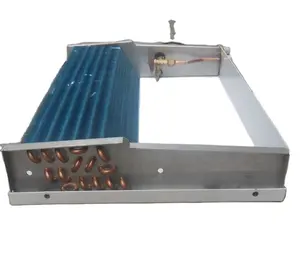 Évaporateur de cuivre en aluminium à palettes réfrigérées automobile/voiture/bus pour climatiseur de camionnette réfrigérée