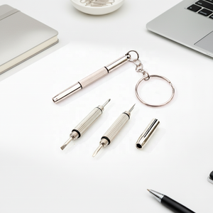 Wholesale Portable 3-in-1 <b>Mini</b> Keychain Eyeglasses Screwdriver <b>Kit</b> Multifunctional Repair <b>Tool</b> Plastic Bottle - Product Image 4