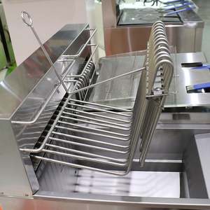 Freidora Eléctrica Comercial Kingbetter de Acero Inoxidable con Tanque Único, Arranque con un Toque, Capacidad de Aceite de 35-40L*2, Filtro de Aceite - Product Image 3