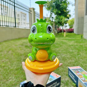 Indoor Outdoor Sport cartone animato dinosauro che colpisce il gioco di allenamento palla Launcher Set di Baseball giocattolo per bambini gioco all'aperto Sport giocattolo - Product Image 5