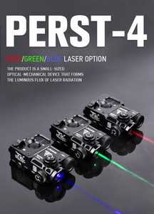 Con trỏ laser màu đỏ, màu xanh lá cây và màu xanh Laser IR thích nghi với 20 mét đường sắt chiến thuật ánh sáng laser - Product Image 3