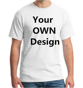 clothing factory custom your own design 100% cotton white bulk men t shirts