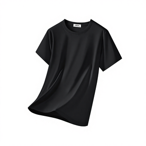 Men's <strong>Bamboo</strong> <strong>Fiber</strong> Cotton Crew Neck Short Sleeve Undershirt <strong>T-Shirt</strong> Cool Feeling Breathable Soft Eco-Friendly Moisture-Wicking - Product Image 2