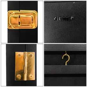 Mdf khung thể thao đồng phục memorabilia Jersey t Áo sơ mi có thể khóa tường treo hiển thị Shadow Box khung - Product Image 3