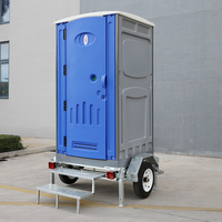 Fournisseur de toilettes portables sur remorque certifiées CE, pliables, réglables, en acier durable, écologiques, faciles à installer