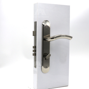 Ensemble <span class=keywords><strong>de</strong></span> Serrure <span class=keywords><strong>de</strong></span> Poignée <span class=keywords><strong>de</strong></span> <span class=keywords><strong>Porte</strong></span> en Fer à Double <span class=keywords><strong>Action</strong></span> Boby en Alliage <span class=keywords><strong>de</strong></span> Zinc Solide Corps <span class=keywords><strong>de</strong></span> Serrure <span class=keywords><strong>de</strong></span> Mortice 50*85 Panneau Poignée <span class=keywords><strong>de</strong></span> <span class=keywords><strong>Porte</strong></span> en Fer SS201 Design Moderne - Product Image 2