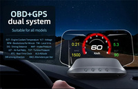 Lancol C3 Affichage tête haute (HUD) automobile de haute qualité avec prise en charge OBD, Wi-Fi intégré, navigation Plug&Play, Google Maps