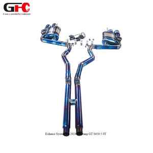 Tubo de Escape de Aleación de Titanio para Automóviles, Fabricación Profesional, Buen <span class=keywords><strong>Precio</strong></span>, para <span class=keywords><strong>Mustang</strong></span> <span class=keywords><strong>GT</strong></span> 5.0L S650 2024, Sistema de Escape Catback - Product Image 3
