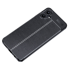 Funda para Teléfono Móvil Vivo S20 <span class=keywords><strong>Pro</strong></span>/X200 <span class=keywords><strong>Pro</strong></span> Mini/X200/V30/V27 <span class=keywords><strong>Pro</strong></span>/V29E, TPU con Sensación de Piel, Diseño Lichi, Protección de Lente, Antigolpes - Product Image 1