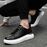 Scarpe Casual da Uomo di Marca in Vera Pelle con Rialzo Scarpe Rialzate da Uomo per Aumentare l'Altezza