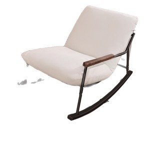 Rocking <b>Chair</b> <b>With</b> <b>Footstool</b> Green Fabric Living Room <b>Recliner</b> For Adults - Product Image 5