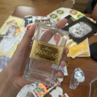 Étiquettes personnalisées en métal pour flacons de parfum, étiquettes en aluminium gaufrées pour parfums, étiquettes de vin