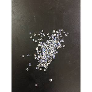 พลอยมูนสโตนสีรุ้งธรรมชาติ ขนาด 2.5 มม. น้ำหนัก 0.07 กะรัต คุณภาพ AAA ทรงกลมเจียระไนแบบบริลเลียนท์ สำหรับทำเครื่องประดับ - Product Image 1