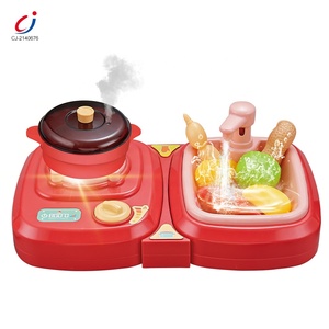 Chengji bambini <span class=keywords><strong>mini</strong></span> giochi di imitazione set da cucina giocattoli educativi in plastica <span class=keywords><strong>mini</strong></span> set da cucina giocattolo con rubinetto di circolazione e spray - Product Image 2
