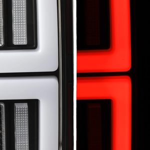 Luces Traseras LED Completas, Doble Tubo en C, Luz de Circulación Diurna DRL, Luz de Giro, Carcasa Negra, Lente Transparente para <span class=keywords><strong>Ford</strong></span> <span class=keywords><strong>Bronco</strong></span> 2021-2024, 2/4 Puertas - Product Image 6