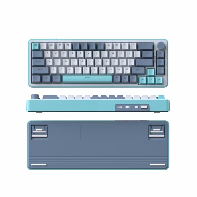 JEDEL Customizable Hot Swappable Mechanical Keyboard Gasket Mount 60% 75% Layout RGB Backlit Gaming Keyboard