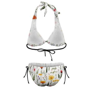 <span class=keywords><strong>Maillot</strong></span> <span class=keywords><strong>de</strong></span> <span class=keywords><strong>bain</strong></span> deux pièces pour femmes, taille haute, été, grande taille, confortable, en élasthanne/nylon, ensemble deux pièces - Product Image 5