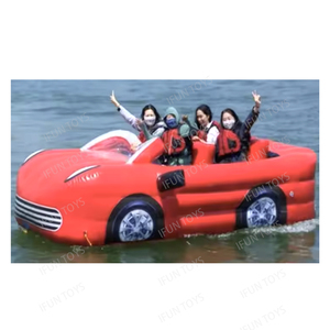 Jet Car Sports nautiques parc d'attractions manèges <span class=keywords><strong>bateau</strong></span> remorquable gonflable PVC voiture flottante à vendre - Product Image 3