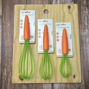 Cấp thực phẩm bán buôn <span class=keywords><strong>8</strong></span> 10 12 inch Silicone <span class=keywords><strong>Egg</strong></span> Beater với cà rốt xử lý kem Mixer Silicone dây của nhãn hiệu trứng <span class=keywords><strong>Whisk</strong></span> Baking công cụ - Product Image 6