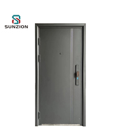 Porte en acier de sécurité d'entrée extérieure Offre Spéciale moderne fini conceptions de porte principale pour la maison et l'hôtel
