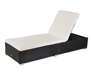 أثاث حدائق خارجي من الراتان بسعر رخيص، كرسي استلقاء شمسي من الخيزران للحدائق والشرفات - Product Image 1