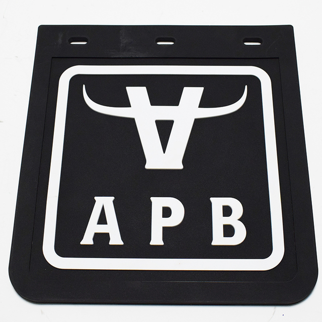 Manufacturer Custom Raised Logo Truck Trailer Black Rubber Mud Flaps/Mud Guard