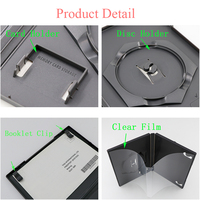 SUNSHING Boîtier de rangement universel pour cartouches de jeux rétro, étui de protection pour disques de jeux DVD CD pour PS2 3 4 5 PS1, boîte à CD de jeu
