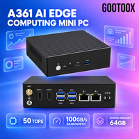 Mini AI Edge Computing Host 50 TOPS MUSA GPU NPU Unified Memory Vision Multimodal YOLO Edge AI Developer Box Ubuntu Desktop PC
