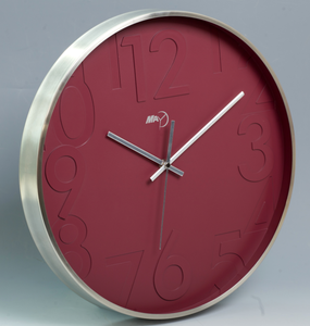 Aluminum Face Quartz Stainless Steel Wall <b>Clock</b> - Product Image 5