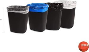 ถุงขยะสีดำแบบหนาพิเศษ – ถุงพลาสติกคุณภาพพรีเมียมสำหรับใส่ขยะในถังขยะ เกรดอุตสาหกรรม เหมาะสำหรับการรีไซเคิล ขวดพลาสติก - Product Image 6