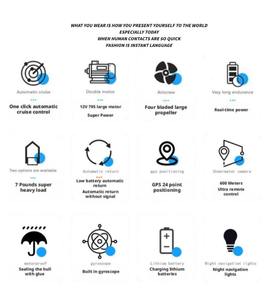 Zhanlan Köderboot mit 500m Reichweite, 24 GPS-Punkten, Karpfenangeln mit GPS-Fernsteuerung, RC 12V Batterie Karpfenangel-Köderboot - Product Image 4