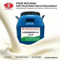 Polyuréthane aqueux mat doux au toucher F0428 3025 pour le revêtement du bois, du cuir, du textile, du papier et des films