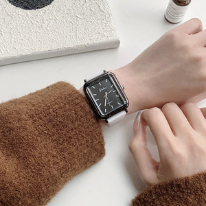 Fashionable <b>Watch</b> for Woman Square Dial Silicone Strap Charm Ladies Quartz <b>Watches</b> Gifts for Women - Product Image 6