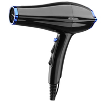 Sèche-cheveux professionnel SHUNDAN 2000W à moteur AC, 21 000 tr/min, ionique, avec concentrateur d'air chaud et buse en plastique – Meilleures ventes